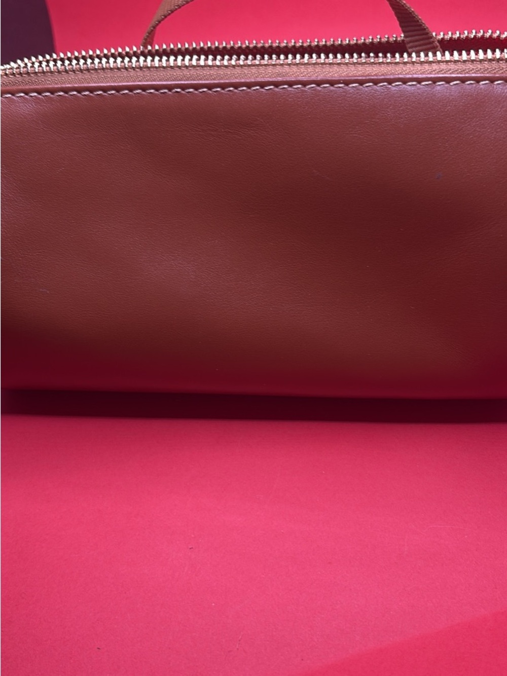Dooney and Burke Brown Leather Zip-Top Handbag